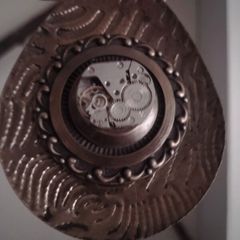 Leaf Steampunk Pendant