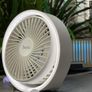Elegant Desktop & Ceiling Fan with Ring Night Light Image 7