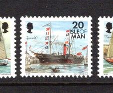 1996 Isle of Man Ships (smaller stamp) Commemorative Stamps Mint Never Hinged (MNH)