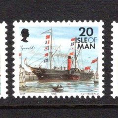 1996 Isle of Man Ships (smaller stamp) Commemorative Stamps Mint Never Hinged (MNH)