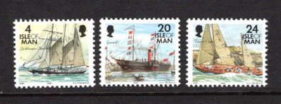 1996 Isle of Man Ships (smaller stamp) Commemorative Stamps Mint Never Hinged (MNH)