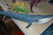 3 Dinosaurs Dino Rider and Blue Whale lot