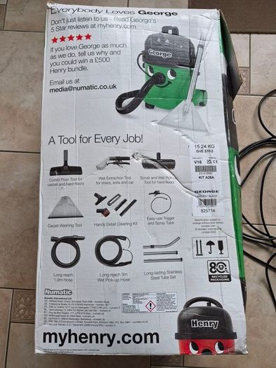 Numatic George GVE 370-2, WET & DRY vacuum cleaner