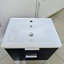 Brand New Sonas Stockholm 80cm Wall-hung Vanity  Midnight Grey Image 10