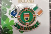 County Mayo Connaught Ireland pin badge.