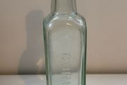 Antique Irish glass bottle from concentrated coffee essence from Cork merchant Newsom &amp; Sons Ltd