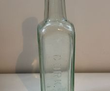 Antique Irish glass bottle from concentrated coffee essence from Cork merchant Newsom & Sons Ltd
