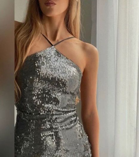 Zara Sequinned Dress