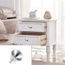 30 PCS Cabinet Door Knobs, Sliver Cabinet Knobs Kitchen Cupboard Knobs Round Pull Handles Chrome Door Handles Knobs Metal Drawer Knobs with 30 Screws for Furniture Drawer Wardrobes Bathroom Doors (FREE POSTAGE) Image 5
