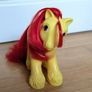 Vintage G1 My Little Pony Mountain Boy Sunburst RARE Image 2
