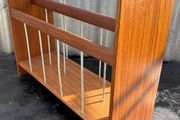 Mid-Century Danish Teak Magazine Rack Modern Design c1970s