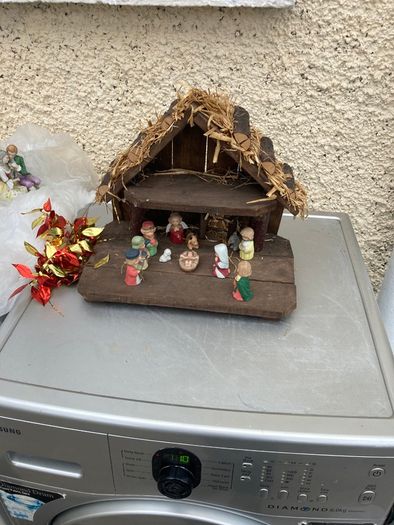 Vintage Christmas Crib
