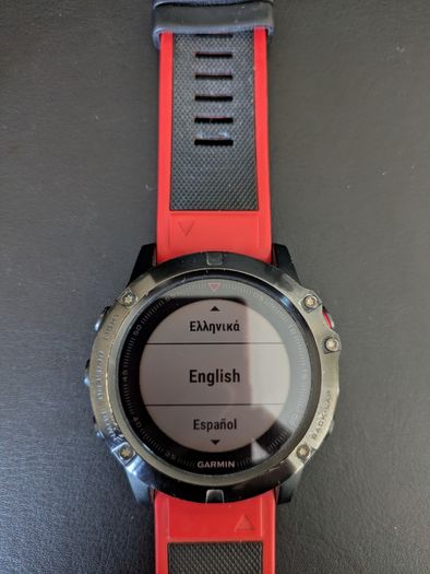 Garmin Fenix 5X Sapphire watch