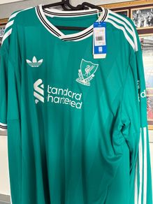 liverpool long sleeve green  jersey