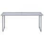 4 Piece Garden Lounge Set Fabric & Steel Cream Image 3