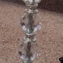 Table lamps Cream Shade with faux diamonte design in base. In perfect condition. Image 2