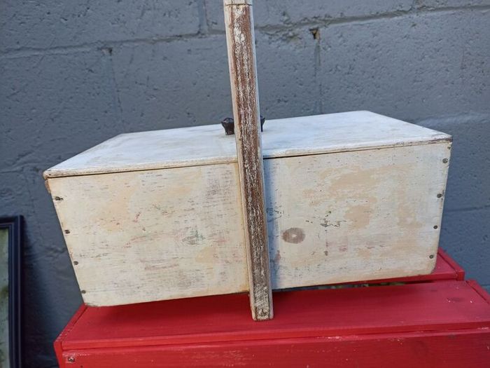 Vintage Wood Carrying Box