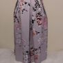 Boohoo Pastel Floral Box Pleat Lilac Skirt NEW WITH TAGS Image 4