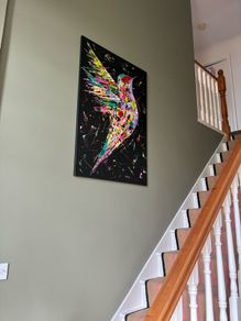 Hand painted acrylic on canvas painting