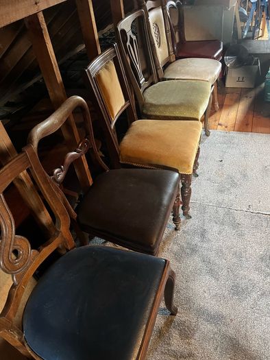 Antique/vintage chairs  6 chairs