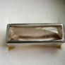 Vintage 925 Sterling Silver Ring with Rectangular Stone Image 3