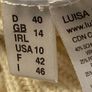 Luisa Cerano Wool/cashmere Blend Cowl Neck Sweater Size Uk14 Image 6