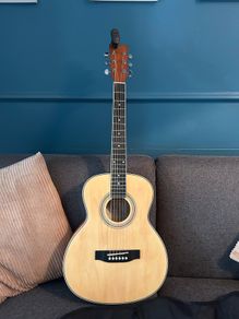 3/4 size Acoustic Guitar, Tuner and Case