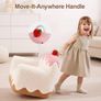 Kids Chair & Toddler Chair for Ages 3-6, Large Kids Sofa & Toddler Sofa, Sweet Ice-Cream Sherpa Armchair for Girls, Comfy Foam Reading Chair for Playroom Image 2