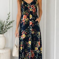 Gorgeous Floral Jumpsuit: Size 10