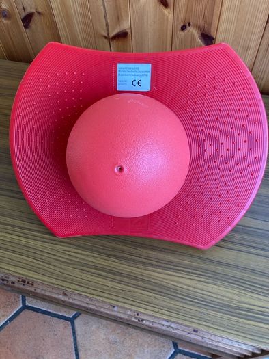Pogo Ball with Base. (Red) Hopper & Bouncy ball.