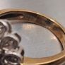 Vintage 9ct yellow gold sapphire and diamonds Image 5