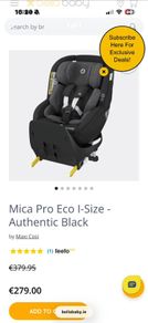 Mica eco pro I size car sest