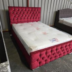 Red Frame Monaco Bed Double Size