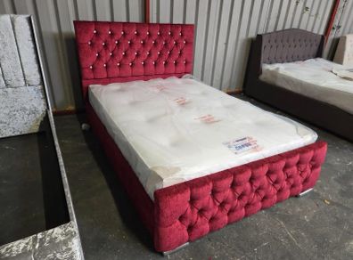Red Frame Monaco Bed Double Size
