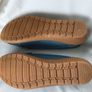 Ladies Brand New Blue Leather Moccasin Shoes Size 8 or 42 Image 6