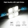 10x4 LEDs Car Roof Light Van Interior Light Reading Ceiling Lighting Waterproof Inside White Lamp For RV Boat Trailer Lorry 12V Image 3