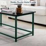 FREE P&P  Black Coffee Table Simple Modern Open Design Rectangular Minimalist Coffee Tables for Living Room Modern Center Cocktail Table, Easy Assembly, 100x 50x 45CM Image 3
