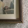 Vintage picture in vintage frame Approx 10.5 x 8.5 inches Image 2