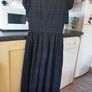 H&M black cotton lace midi dress UK 6 Image 2