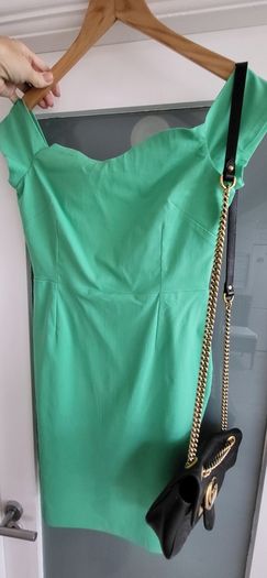 VESPER green bodycon dress Sz 12UK - Bnwt Rrp 70 Euro