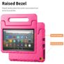 For Amazon Fire HD 8 2022 12th Gen Kids Case Shockproof Cover With Stand - Pink Image 3