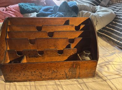 Vintage  letter organiser