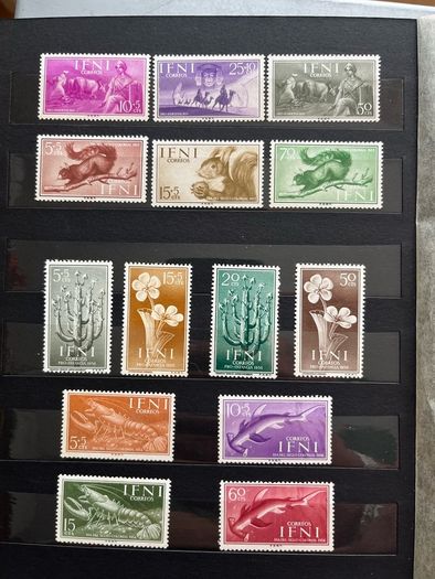 SPAIN Colonies album with stamps