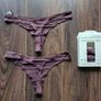 Primark 5 Pack Microfibre Thong Brown s. S Image 2