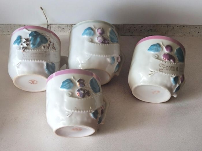 Antique German Porcelain Mugs 1891- 1914
