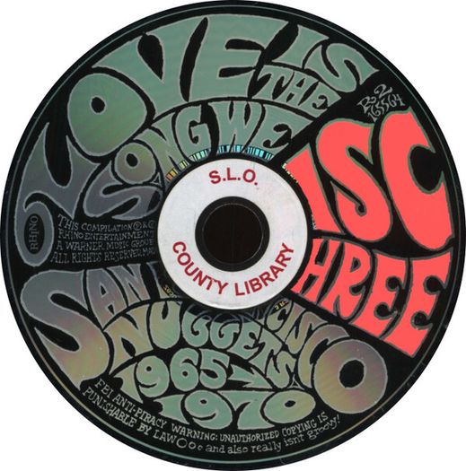 Love Is The Song We Sing: San Francisco Nuggets 1965-1970 4-CD Box Set