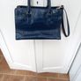 Michael Kors Navy Leather Bag Image 8