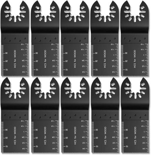 FREE P&P  10Pcs 34mm Wood Cutting Saw Blade Oscillating Kit Multi Tool Carbon Steel Saw Blade Cutter for Dremel Fein Multimaster Makita Bosch