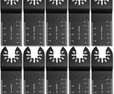 FREE P&P  10Pcs 34mm Wood Cutting Saw Blade Oscillating Kit Multi Tool Carbon Steel Saw Blade Cutter for Dremel Fein Multimaster Makita Bosch
