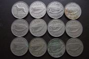 12 Irish 6 pence coins (1939-1949)